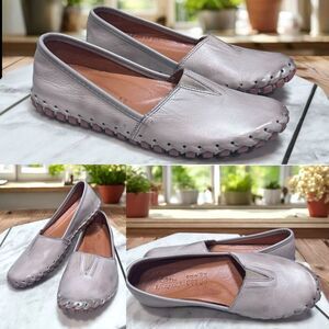 Spring Step Kathaleta Leather Slip-On Mediterranean Flats Shoes Womens 36 EU